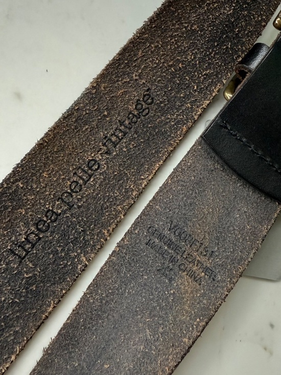 New Linea Pelle Vintage Leather Belt XS main image 7